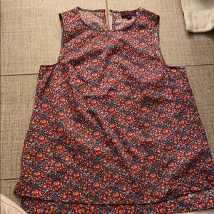 J Crew Liberty fabric shell NWOT